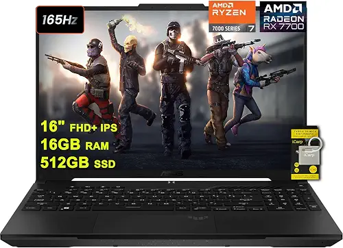 Asus TUF · Ryzen 7 7735HS · 16 Go