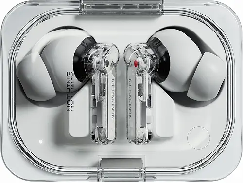 Nothing Ear (a) Wireless Earbuds, 45dB Hybrid Noise Cancelling Earbuds, Hi-Res Audio, Advanced