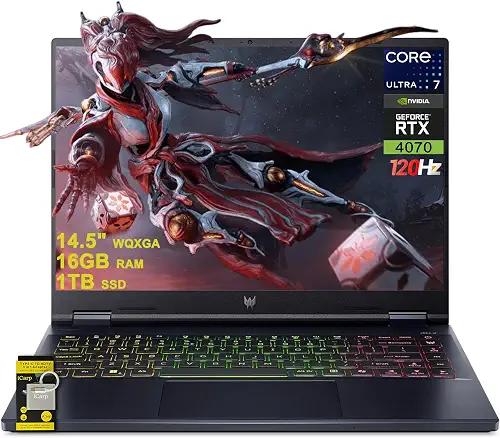 Acer Predator · Core Ultra 7 155H · 16 GB