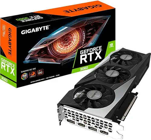 Gigabyte NVIDIA GeForce RTX 3060 Gaming OC V2 Graphics Card - 12GB GDDR6, 192-bit, PCI-E 4.0 2X