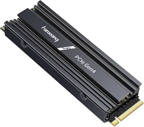 fanxiang 500GB NVMe Gaming SSD for PS5 with Heatsink, Up to 6300MB/s M.2 SSD PCIe Gen 4 SSD