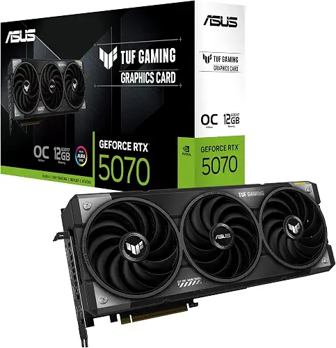 ASUS TUF Gaming GeForce RTX 5070 12GB GDDR7 OC EditionGaming Graphics Card