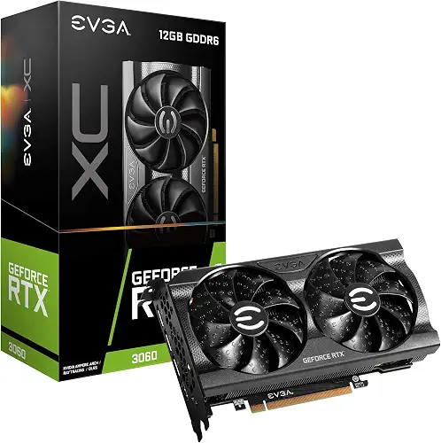 EVGA GeForce RTX 3060 XC Gaming, 12G-P5-3657-KR, 12GB GDDR6
