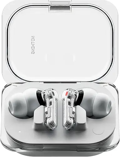 Nothing Ear (a) Wireless Earbuds, 45dB Hybrid Noise Cancelling Earbuds, Hi-Res Audio, Advanced