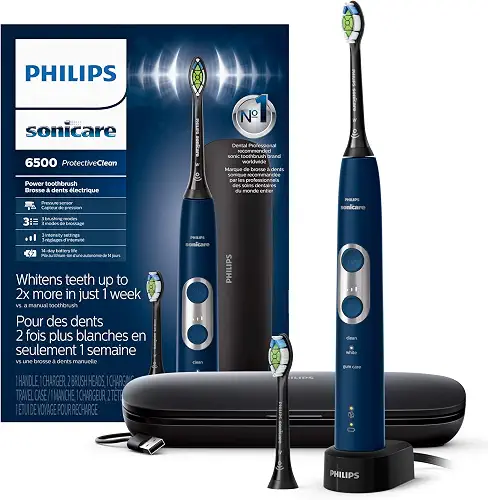 Philips Sonicare ProtectiveClean 6500 Rechargeable Electric Toothbrush