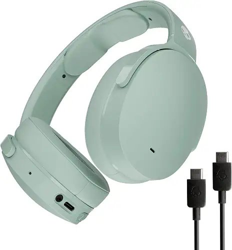 Skullcandy Hesh ANC Wireless Over-Ear Bluetooth Headphones with Extra USB-C Charging Cable