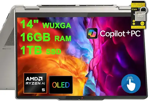 Lenovo Yoga 7 · Ryzen AI 5 340 · 16 GB