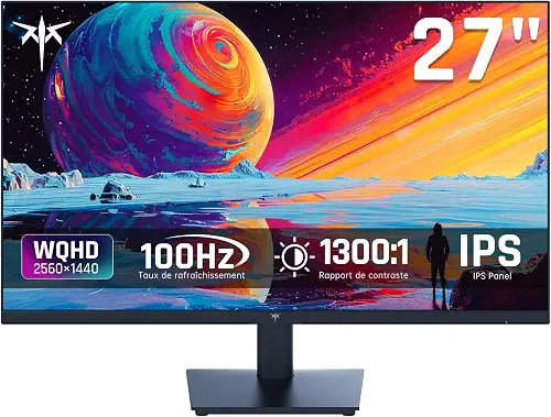 KTC 32 Inch 2K Monitor 120Hz, 1440P IPS Computer Monitor for Office Gaming