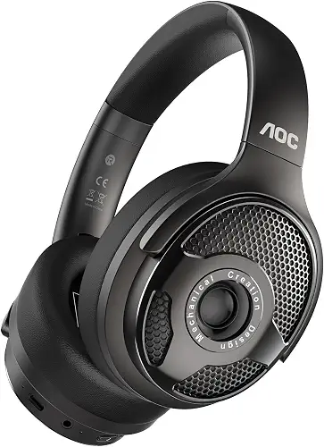 AOC Wireless Headphones for TV, Clear Sound for Senior, Low Latency Audio 48H