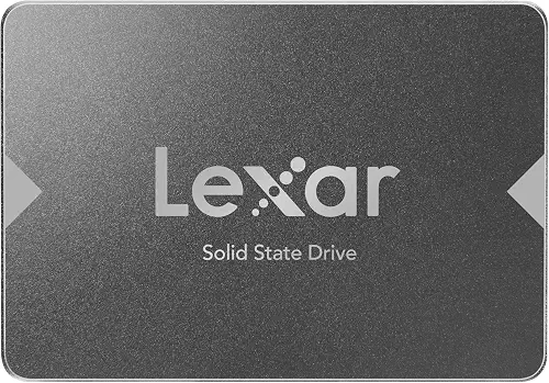 Lexar 128GB NS100 Internal SSD 2.5" SATA III, 520MB/s Read, Gray