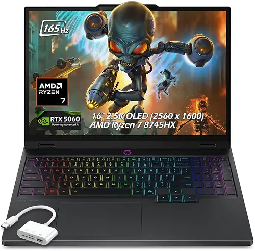 Lenovo Legion Pro 5 · Ryzen 7 8745HX · 32 GB
