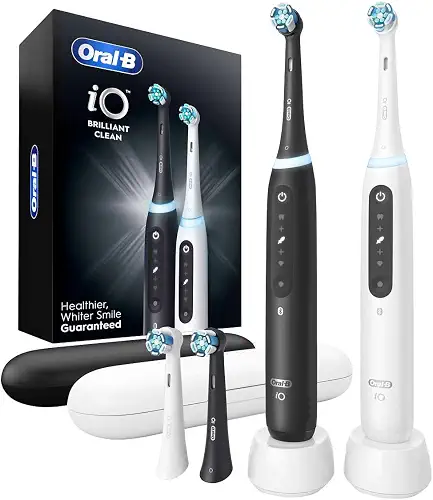 Oral-B iO 5 Brilliant Clean Electric Toothbrush, 2 Pack