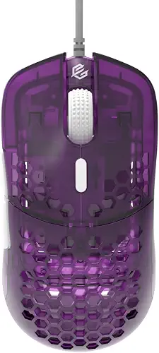 G-Wolves Hati HTM/HT-M Medium 56g Ultra Lightweight Honeycomb Wired Gaming Mouse, PixArt 3389