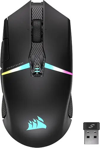 Corsair NIGHTSWORD RGB Adjustable Weight FPS MOBA PC Gaming Mouse