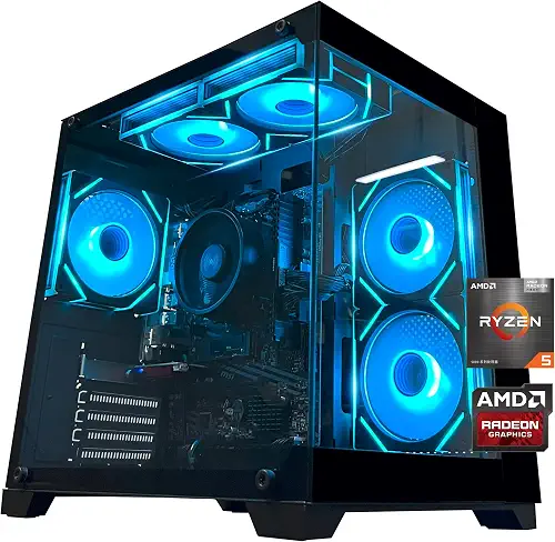 YAWYORE Gaming PC Desktop Computer – 16 Go, 1 To