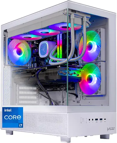 Skytech Gaming Azure 3 Gaming PC – Ryzen 7 7800x3d, RTX 5060 TI, 16 GB