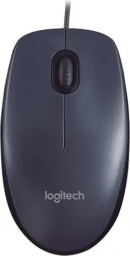 Logitech Wired Mouse M90 Black USB