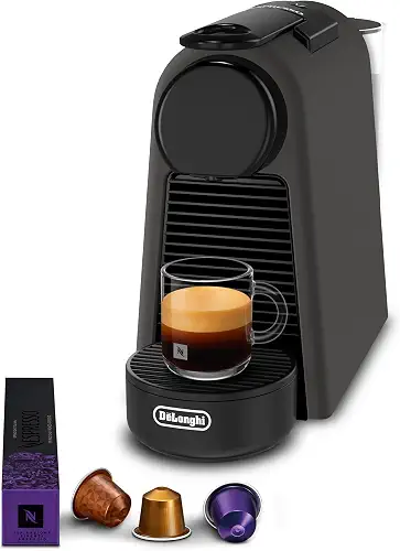 Nespresso Essenza Mini Coffee and Espresso Machine by De'Longhi, 1150 watts, 110ml, Black