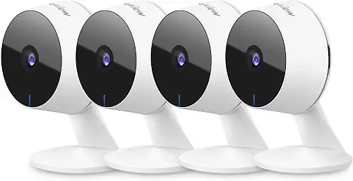 LaView Security Cameras 4pcs, Home Security Camera Indoor 1080P, Wi-Fi Cameras Wired for Pet