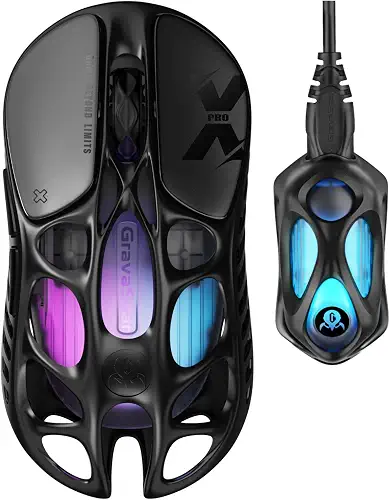 GravaStar Mercury X Pro Wireless Gaming Mouse with 8K Dongle, 32,000 DPI
